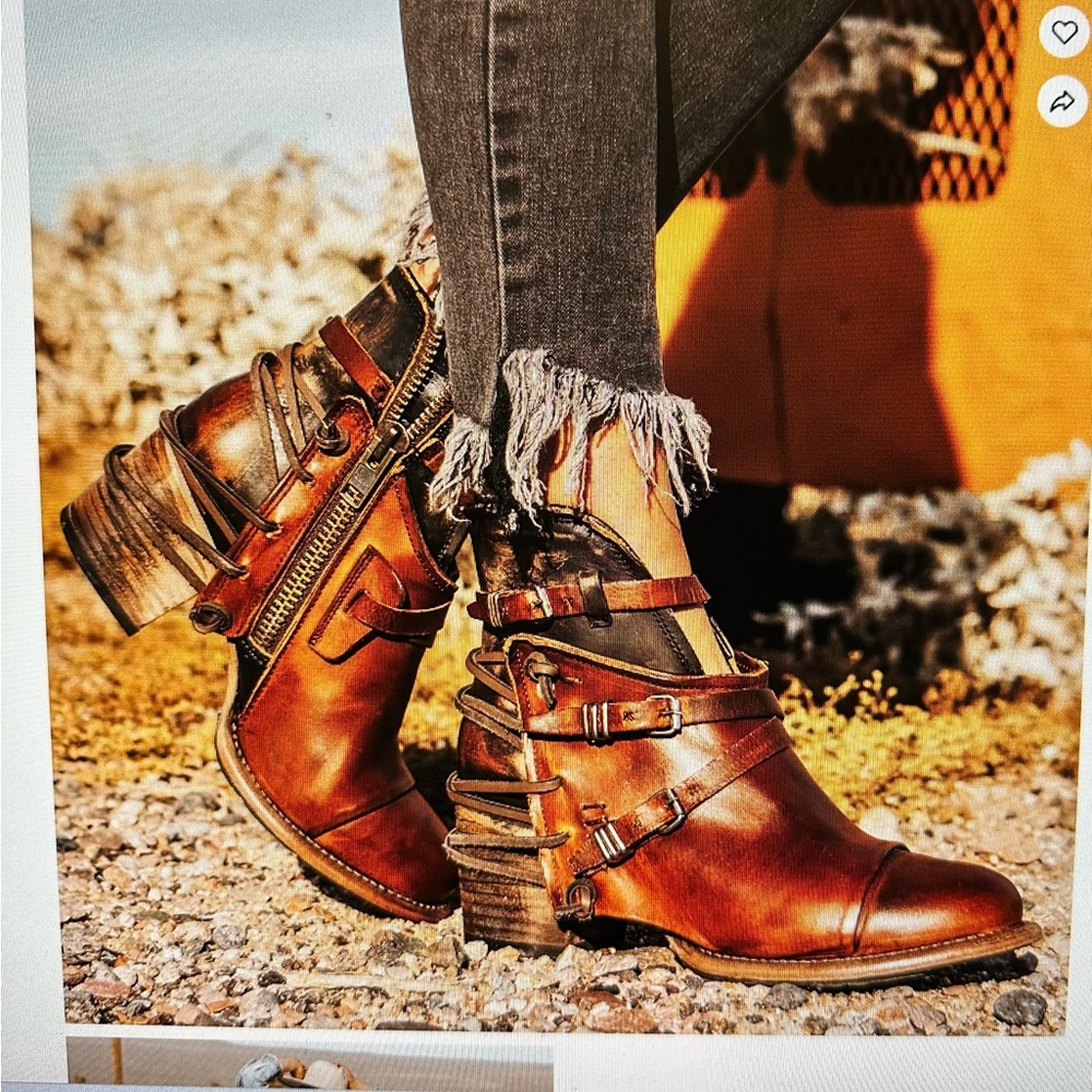 Freebird Crue Color Is Cognac Size 8